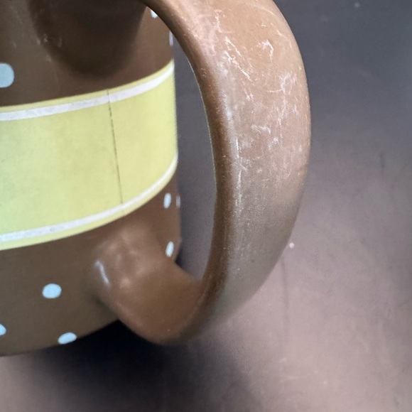 Hallmark “Grand-tastic Grandma!” Brown And Yellow Blue Polka Dots Coffee  Mug - Picture 4 of 6